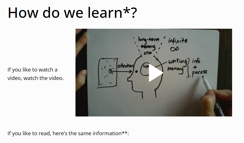 For parents – It's a Learning Curve